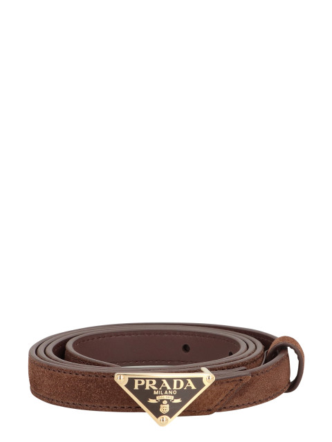 Suede leather belt
