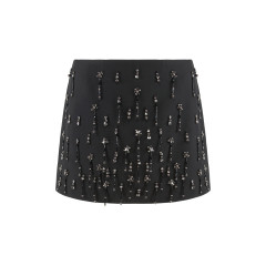 Miniskirt Memory with crystals and pearls
