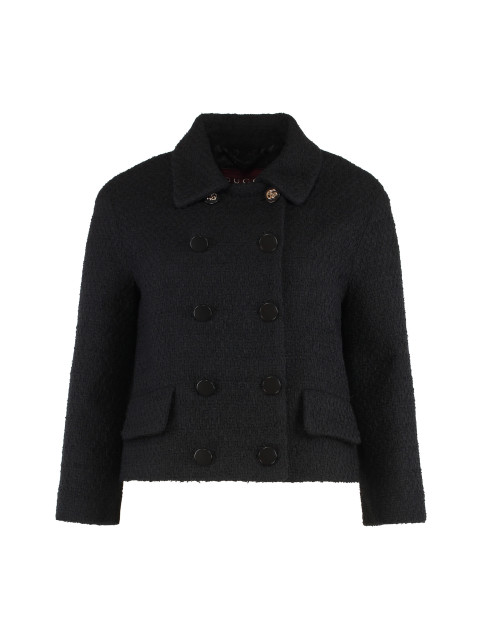 Wool blend blazer