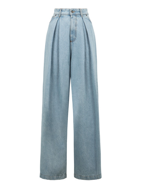 Jeans a gamba larga