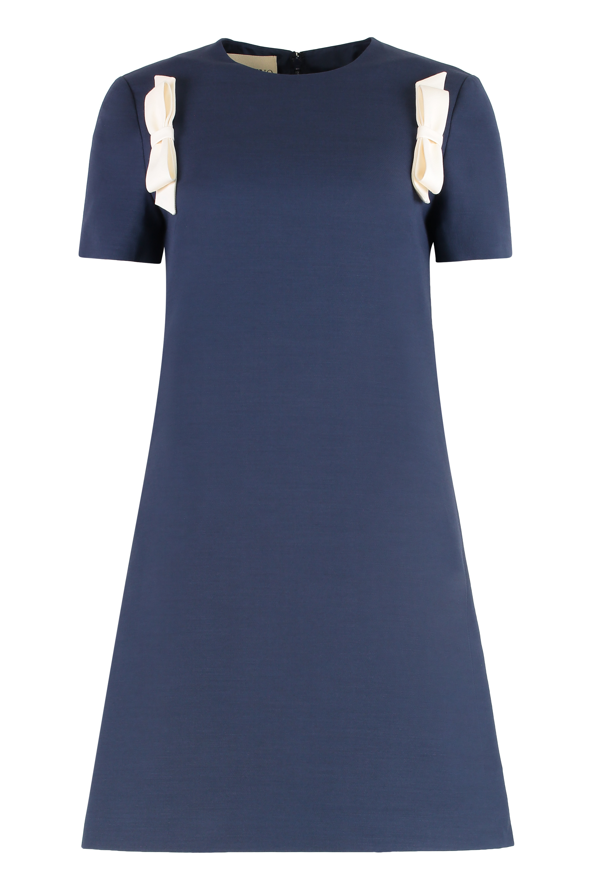 Wool and silk mini dress