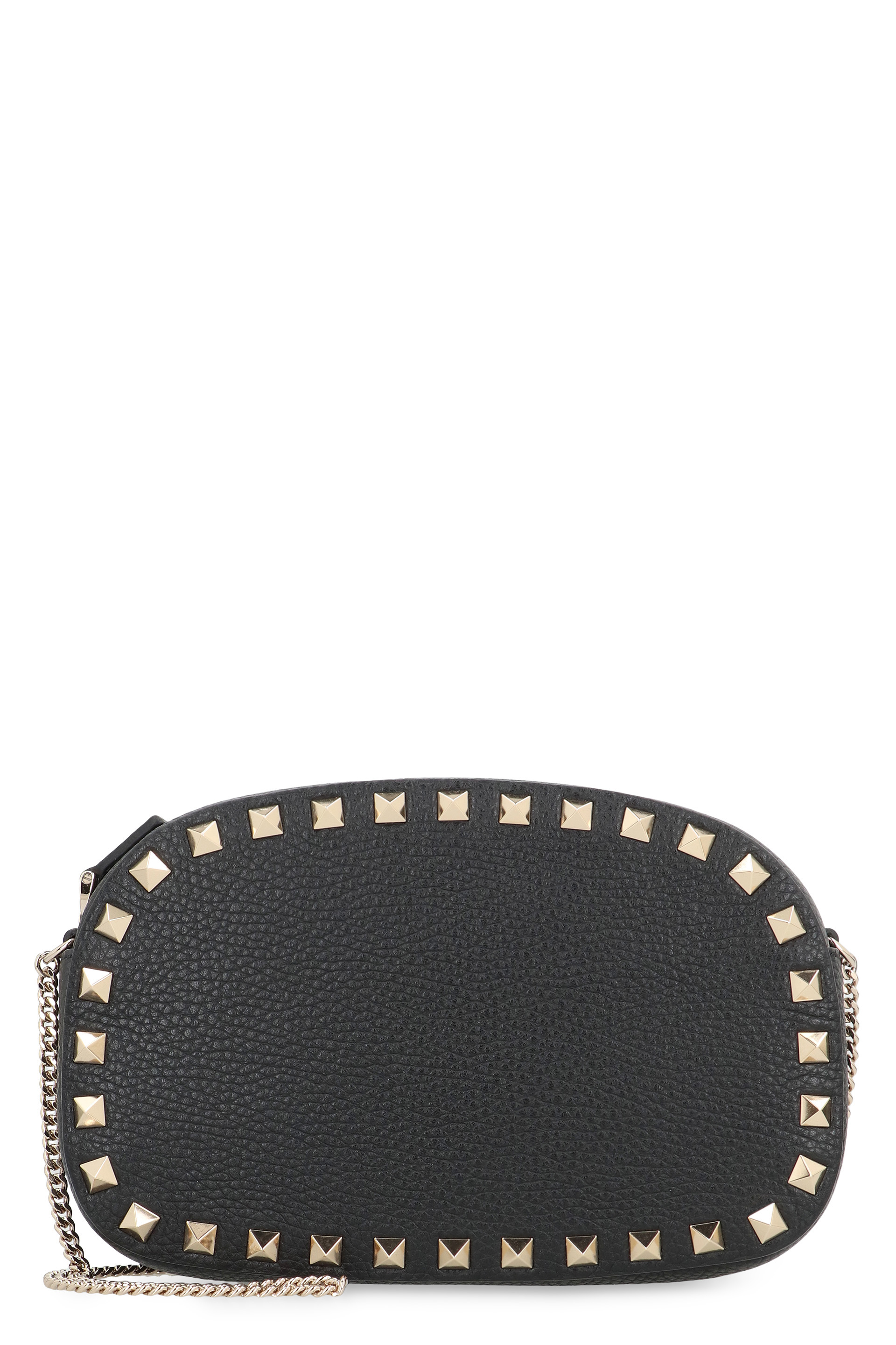 Rockstud leather crossbody bag
