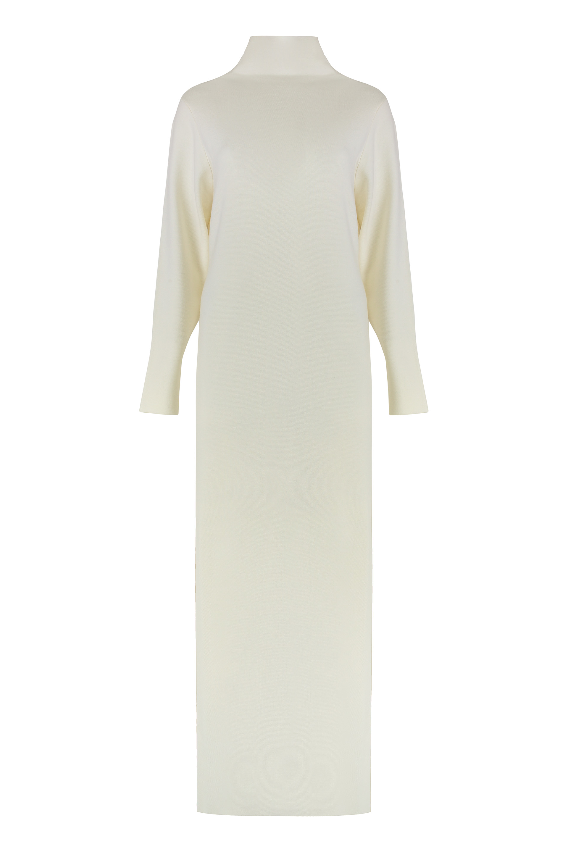 Long dress in knit