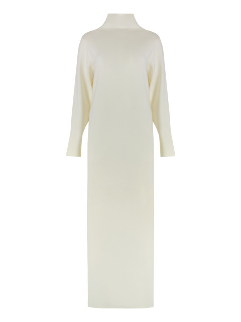 Long dress in knit