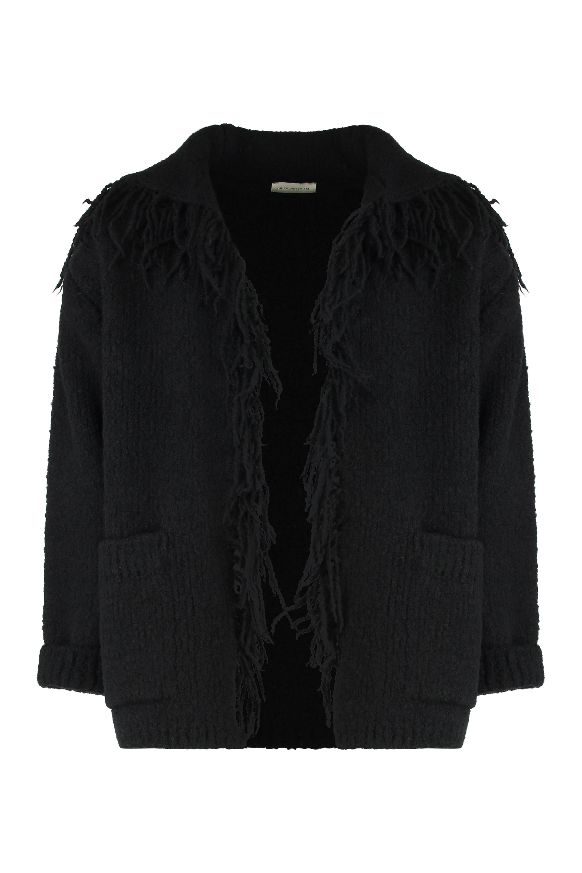 Maxi cardigan in wool
