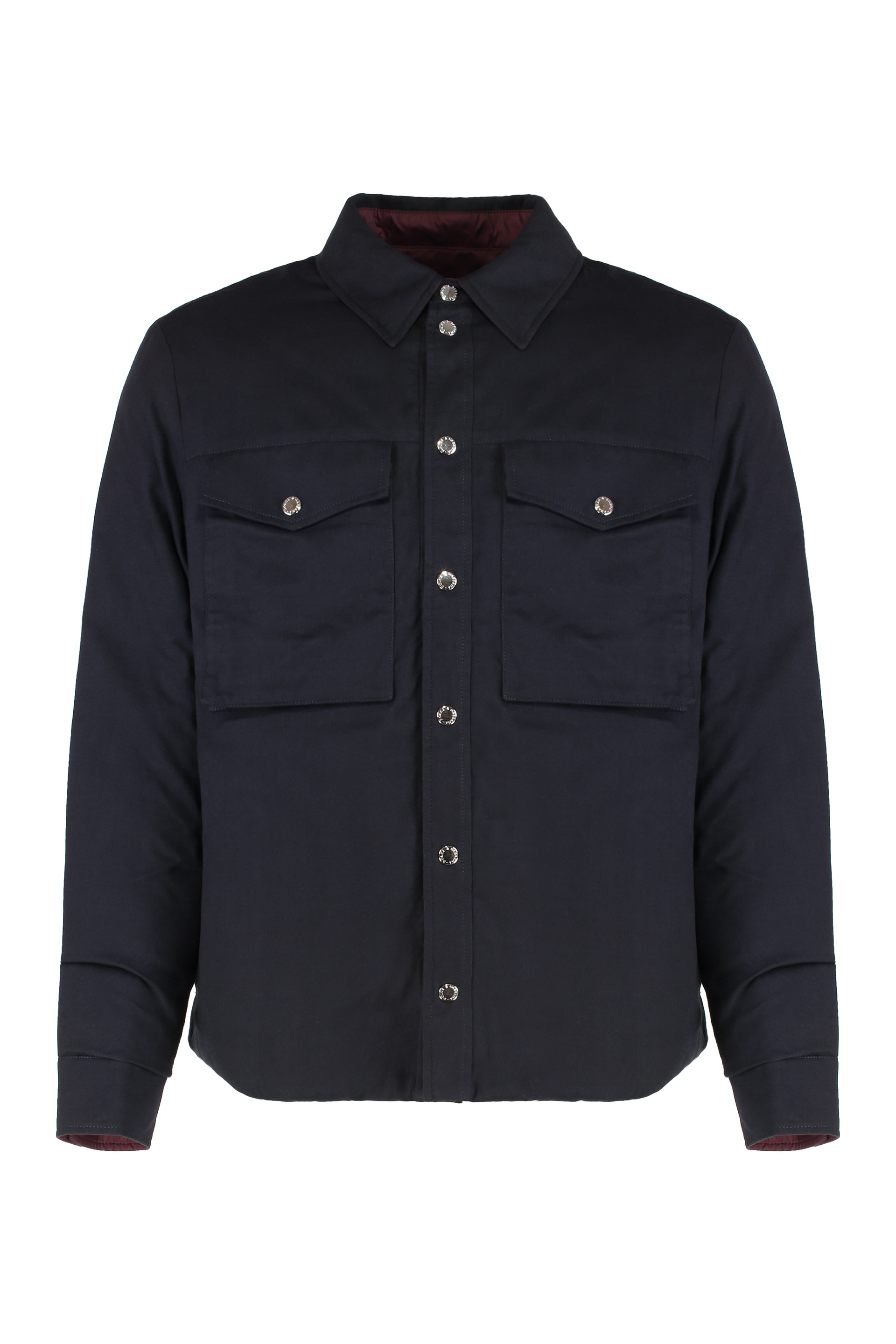 Reversible flannel jacket