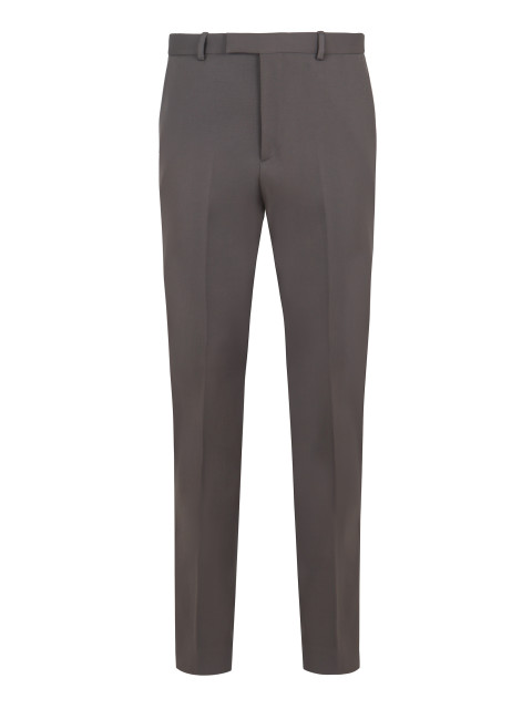 Pants in heavy wool satin