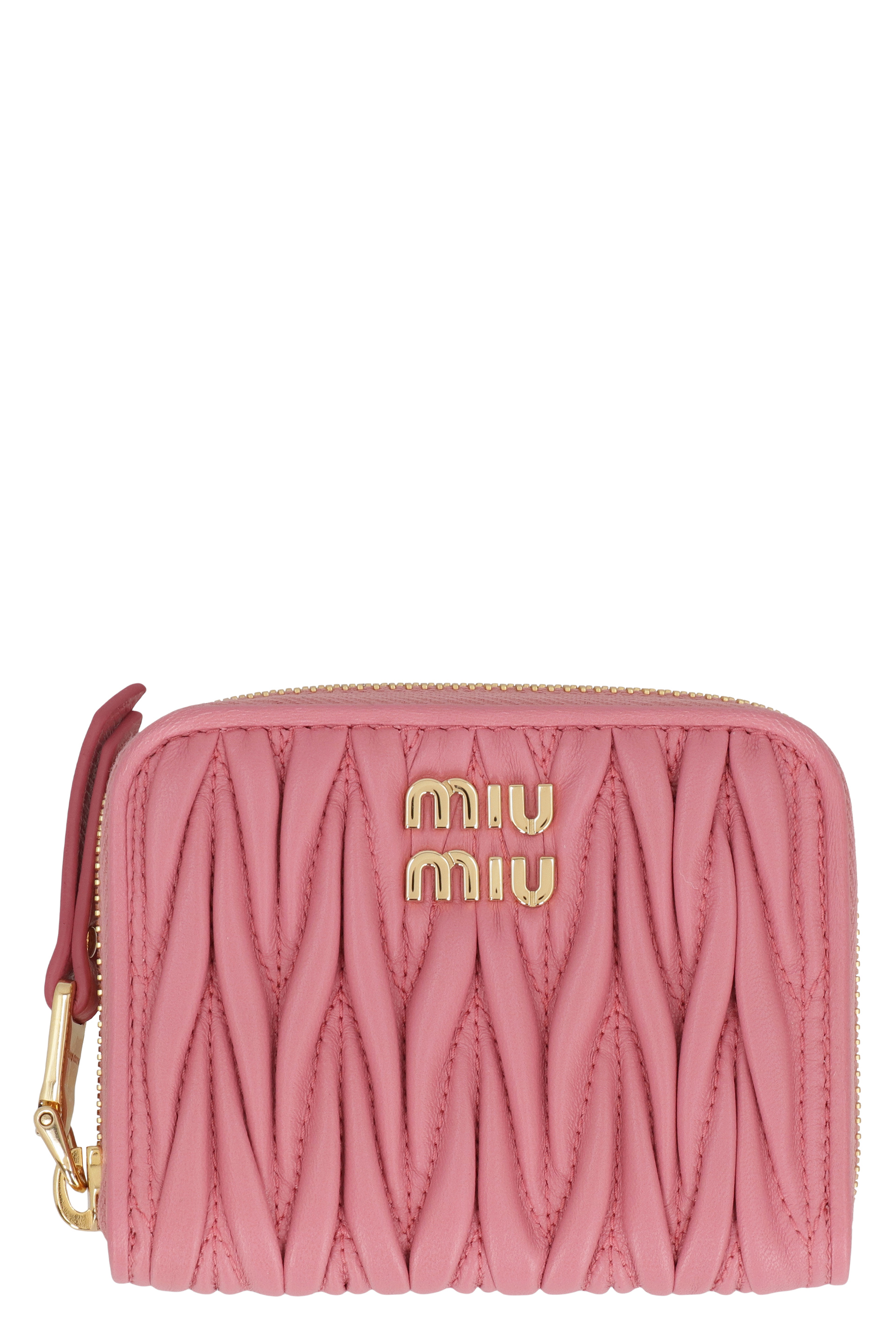 Coin purse in padded nappa