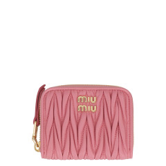 Coin purse in padded nappa