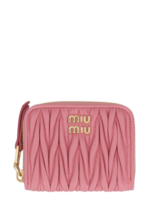 Coin purse in padded nappa