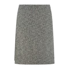 Gonna mouliné in wool and cotton