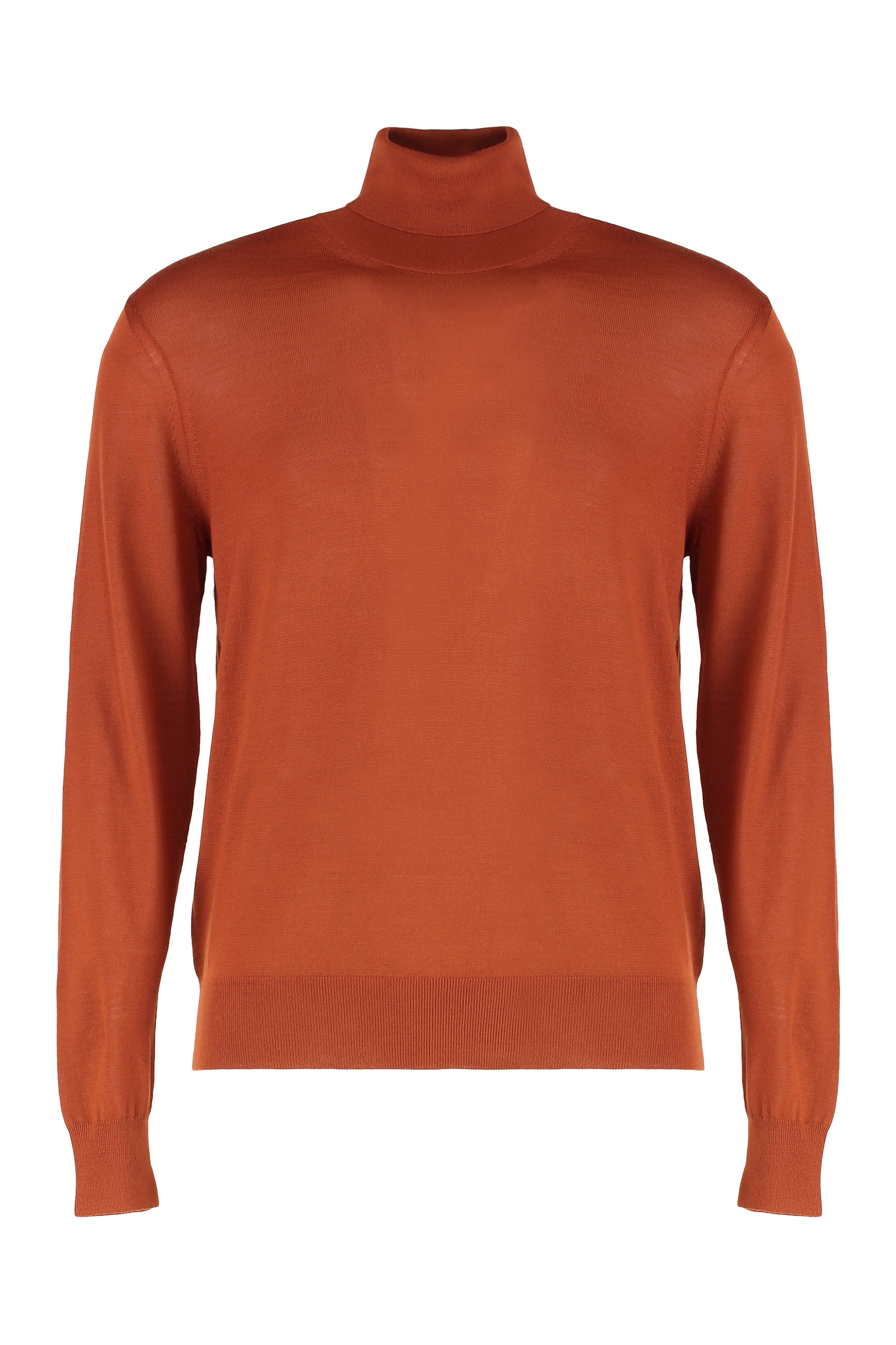 Wool turtleneck sweater