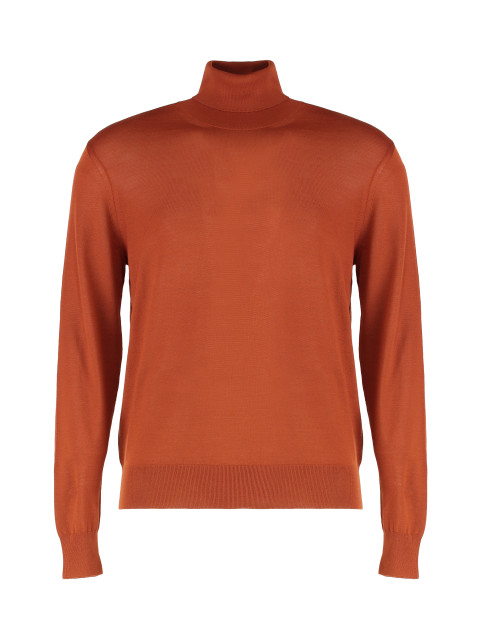 Wool turtleneck sweater