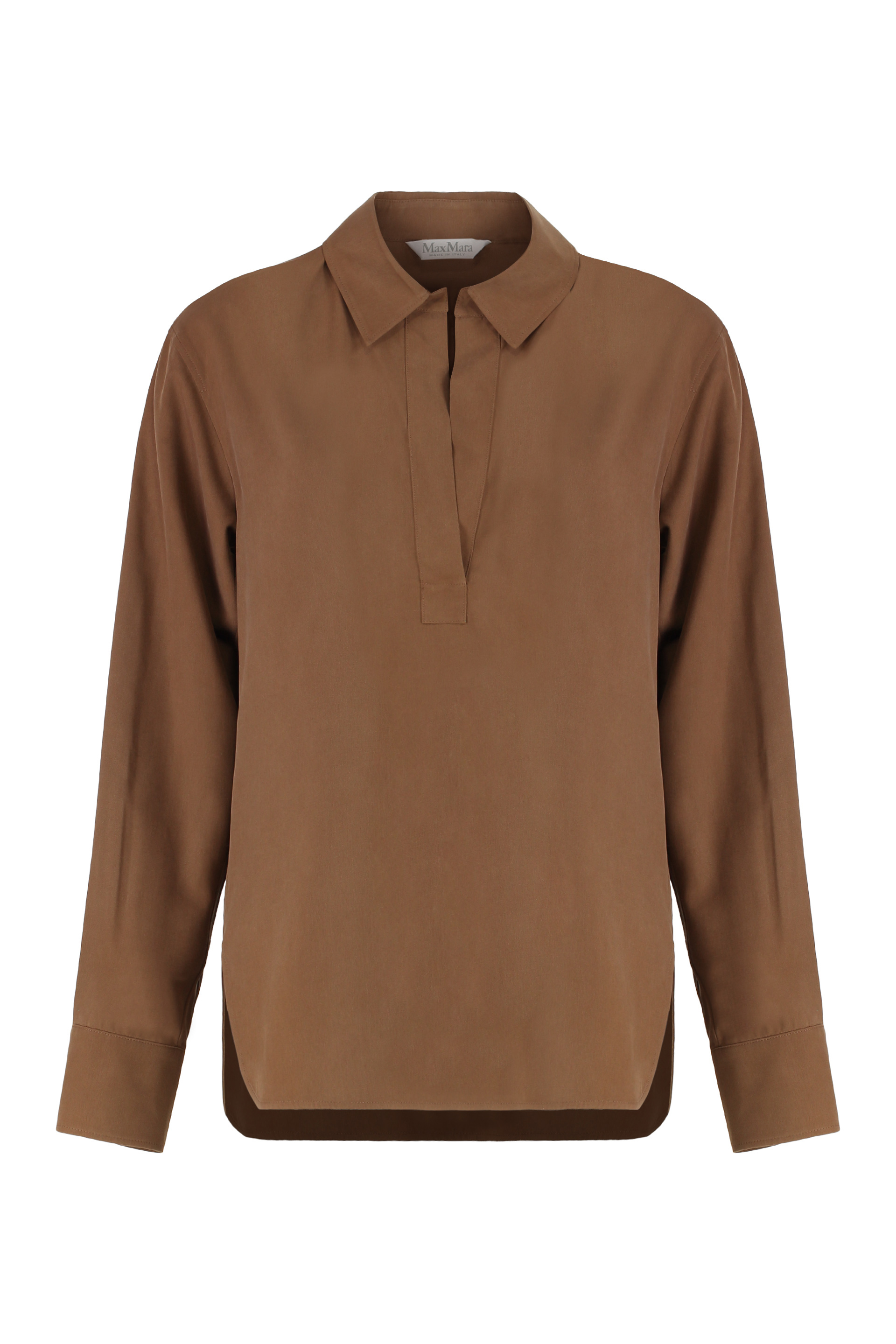 Silk fabric shirt