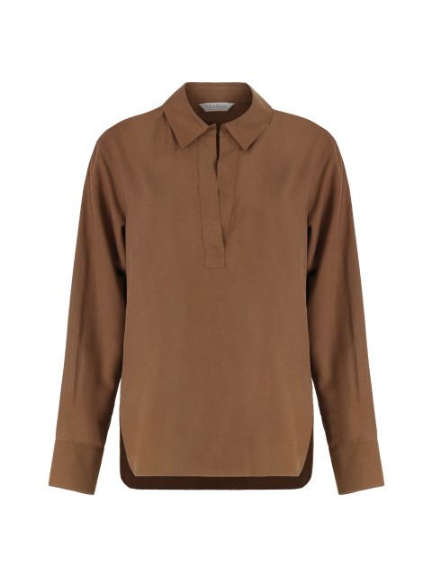 Silk fabric shirt
