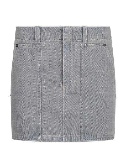 Denim mini skirt