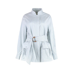 Belted cotton jacket