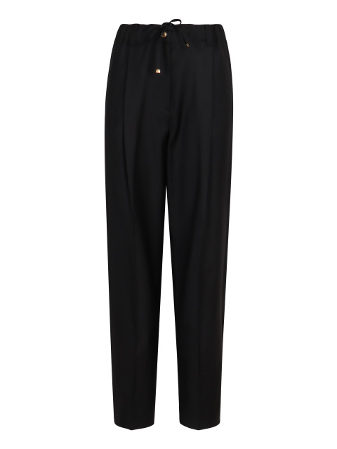 Tailored trousers in wool gabardine