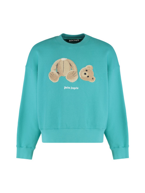 Crew neck sweatshirt in cotton