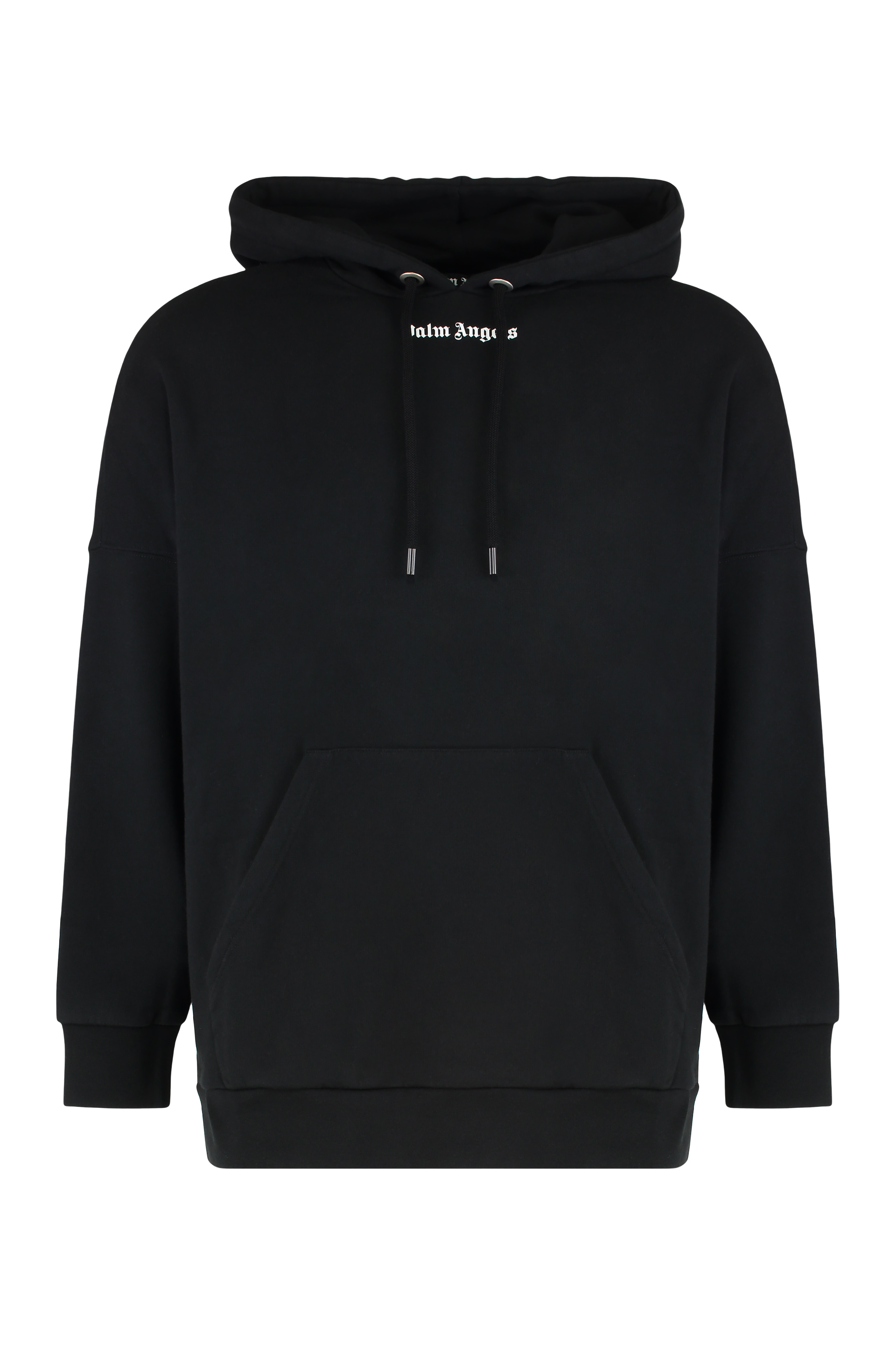 Hooded sweatshirt in cotton with logo