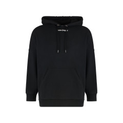 Hooded sweatshirt in cotton with logo