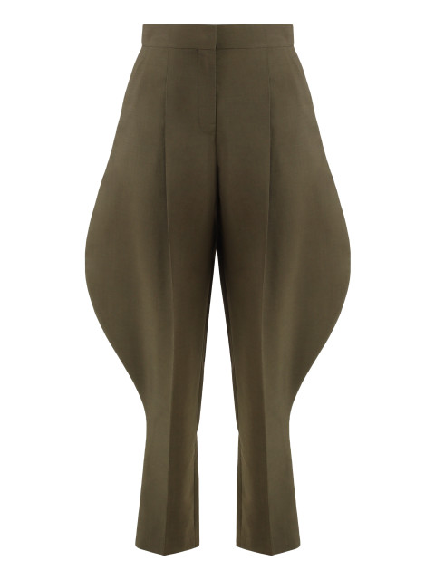 Wool and mohair trousers