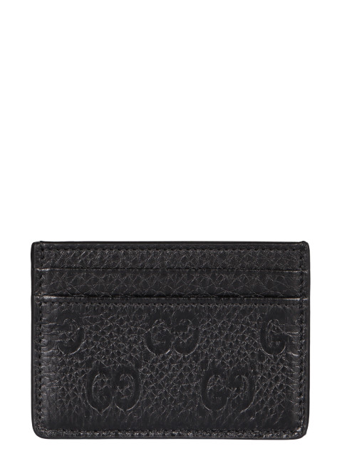 GG Emblem leather card holder