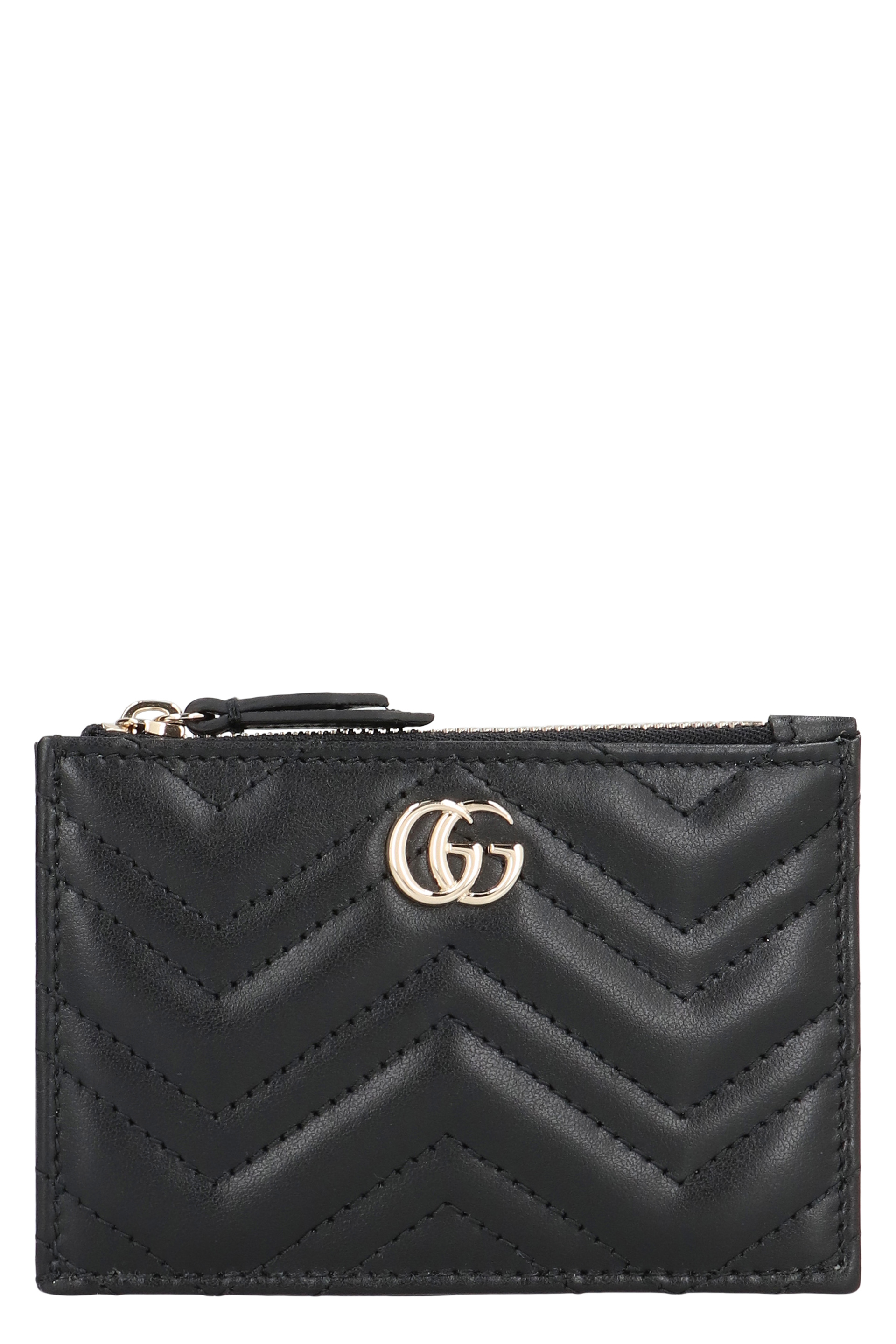 GG Marmont leather keyring