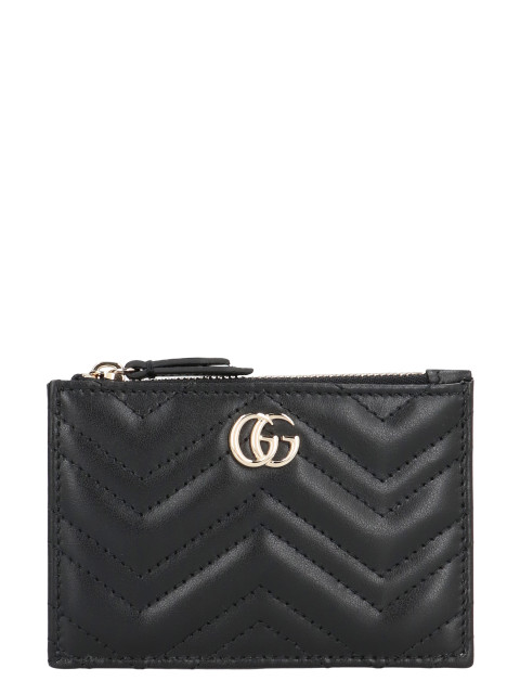 GG Marmont leather keyring