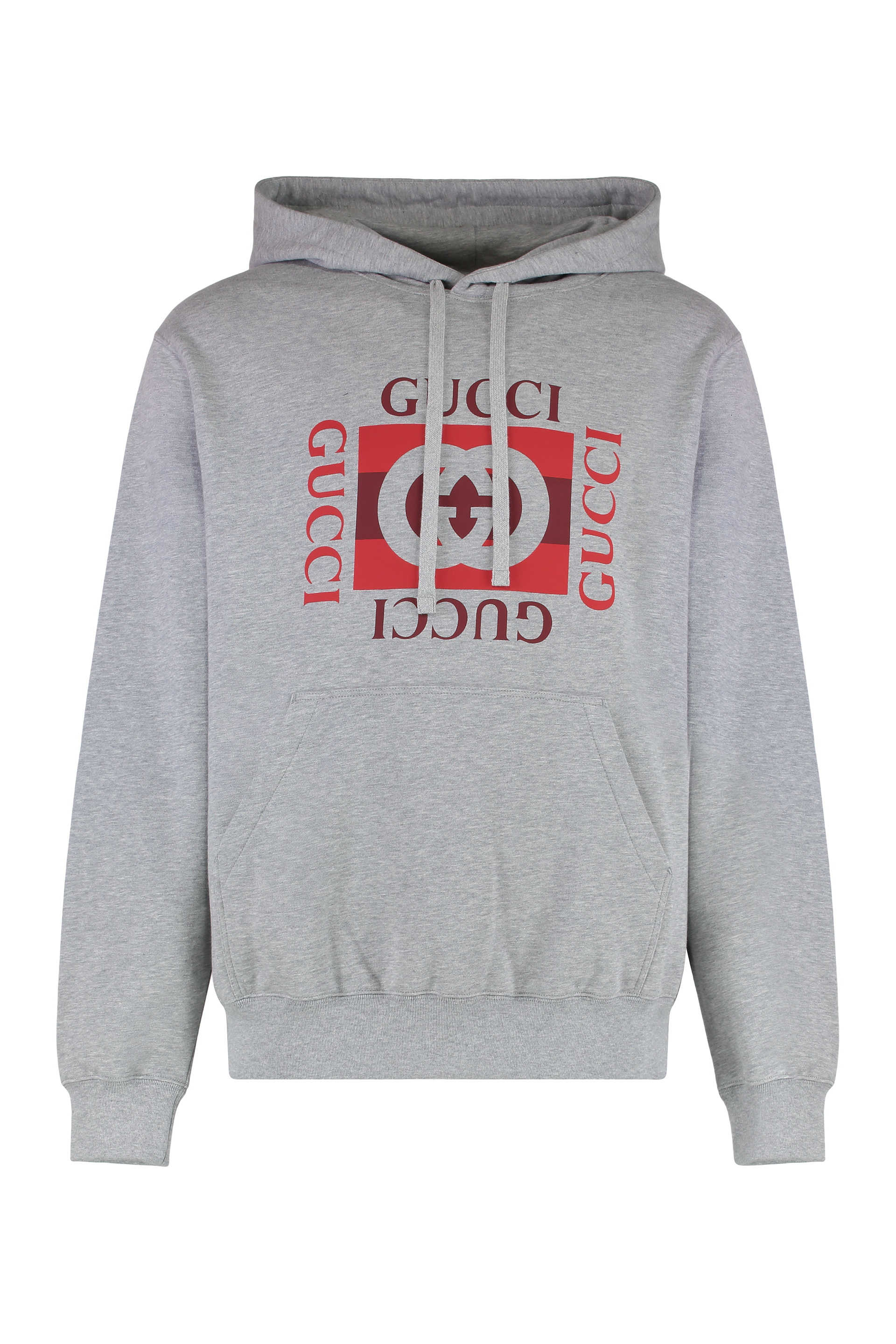 Logo print hoodie