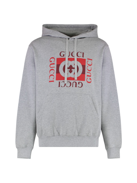 Logo print hoodie