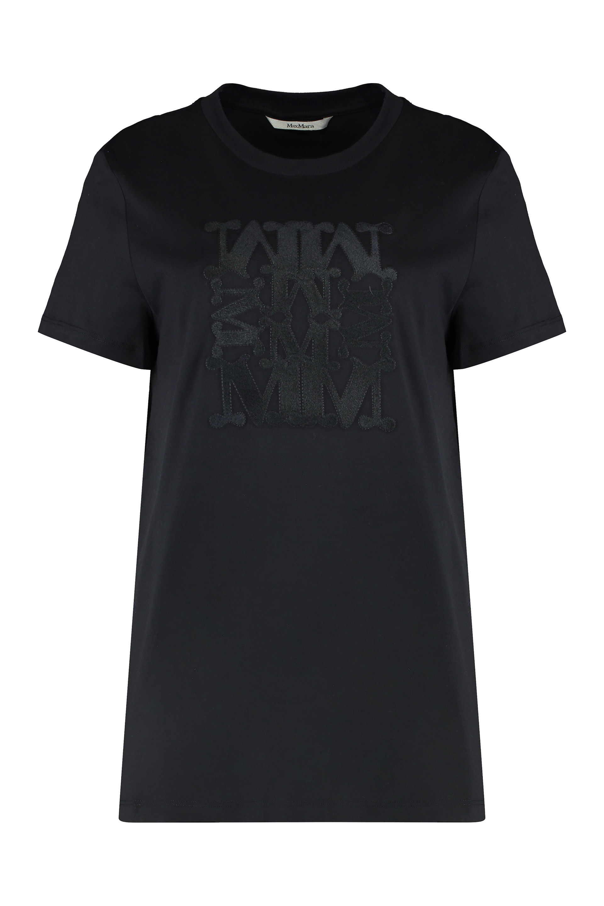 Cotton T-shirt with embroidery