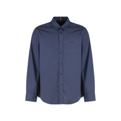 Regular fit shirt in cotton poplin