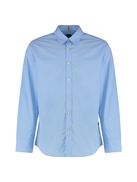 Regular fit shirt in cotton poplin