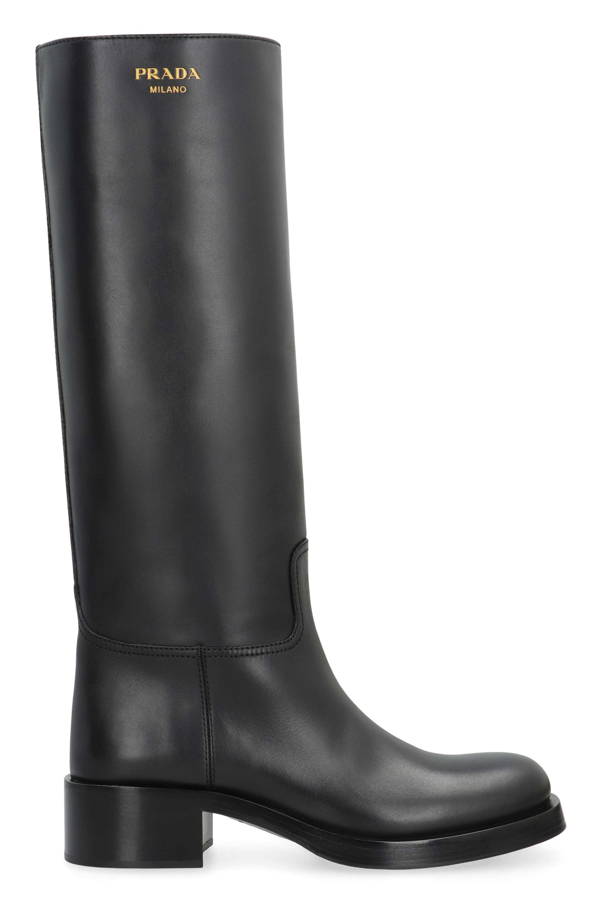 Leather boots