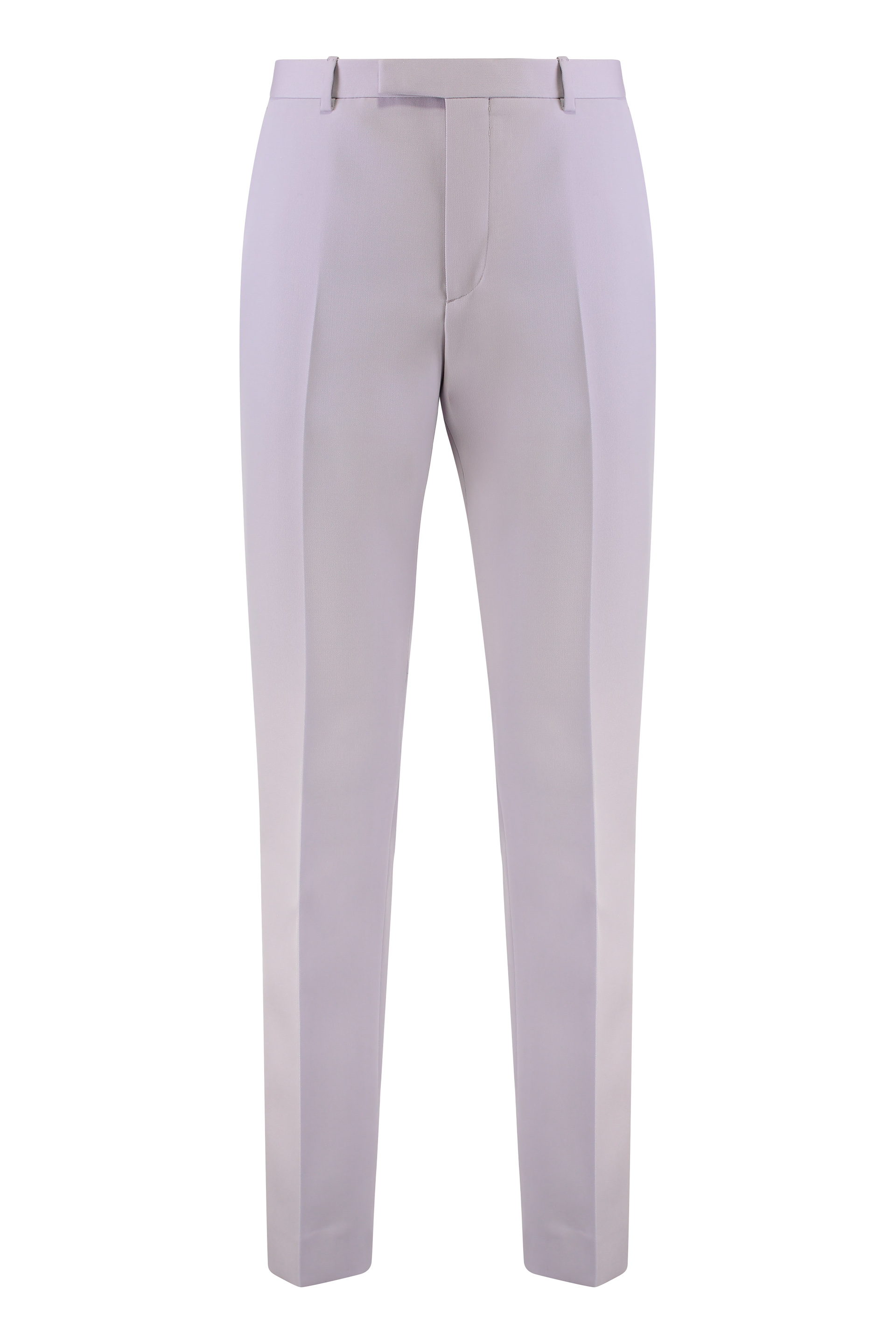 Wool gabardine trousers