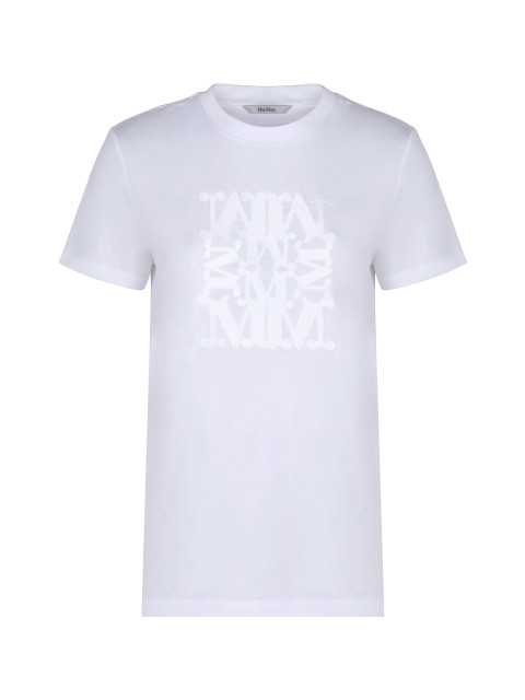 Cotton T-shirt with embroidery