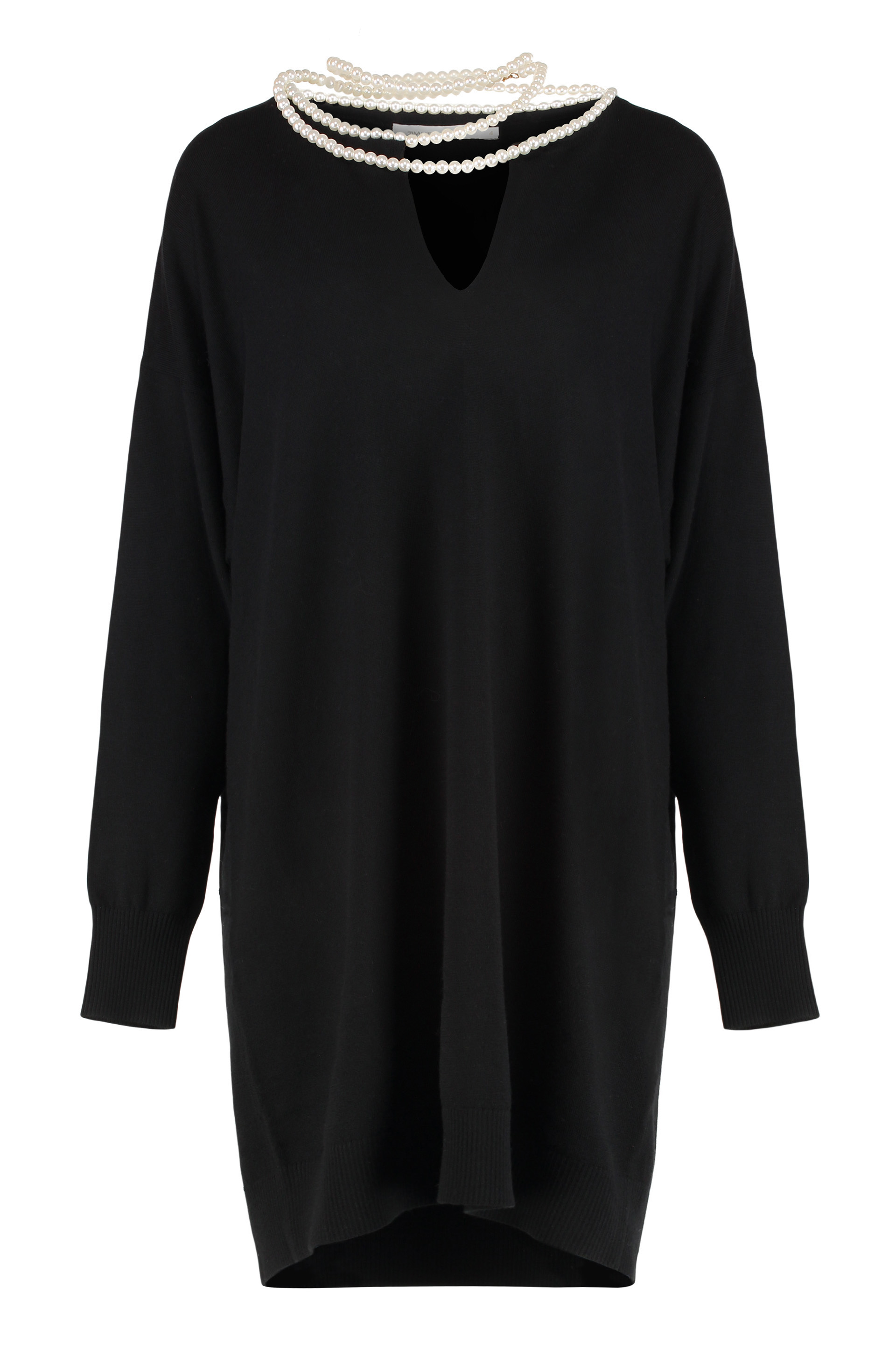 Crush Mini wool knit dress