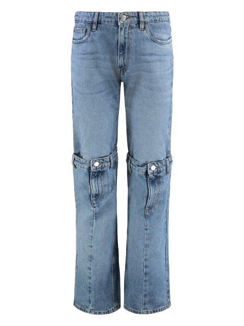 Straight-leg jeans
