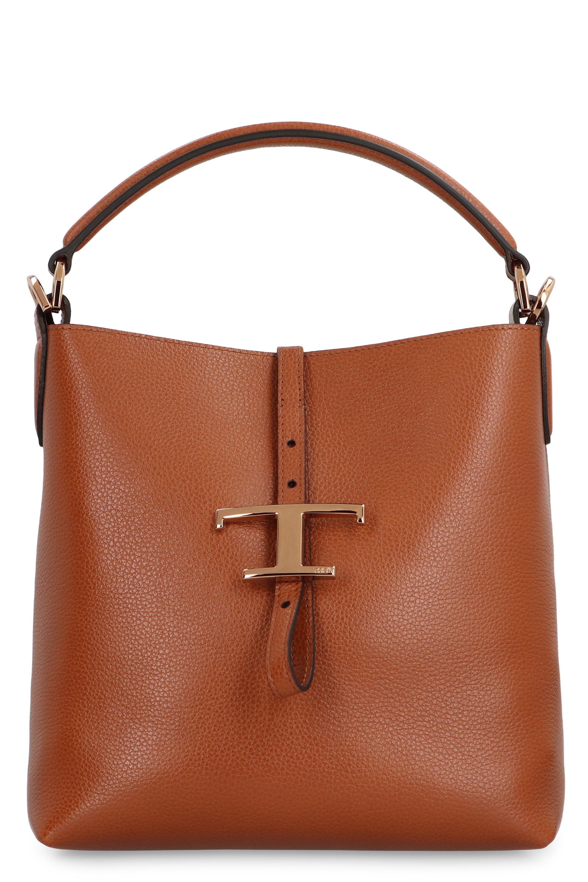 T Timeless leather bucket bag