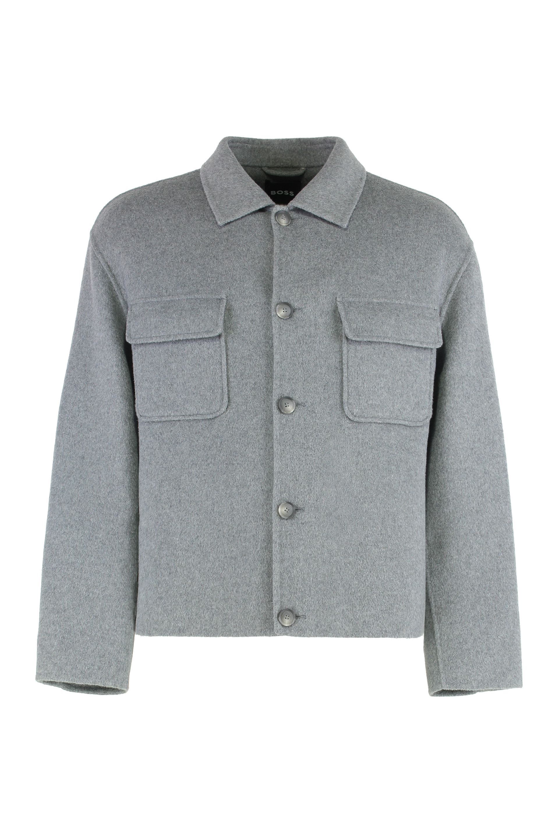 Relaxed fit jacket in wool blend