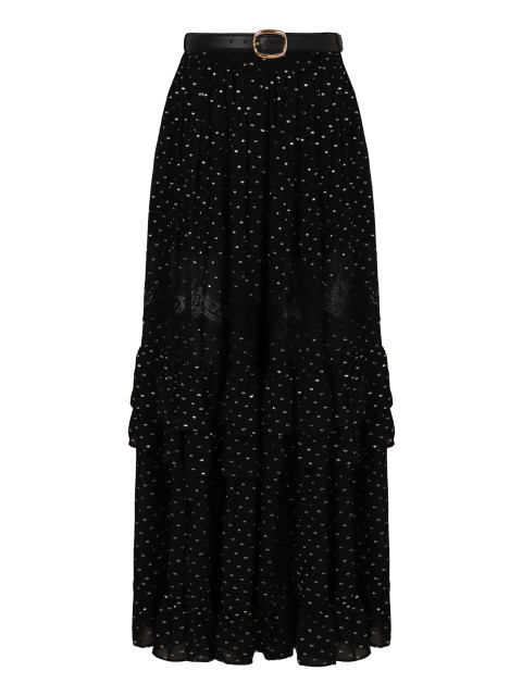 Maxi chiffon skirt