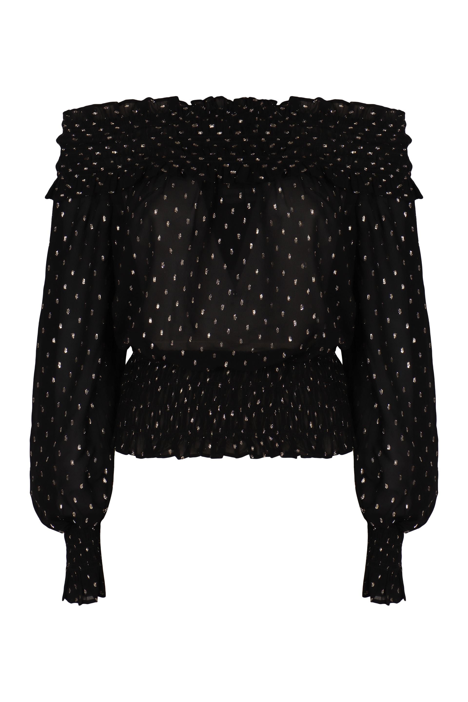 Top Off-Shoulder in chiffon
