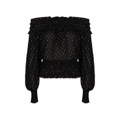 Top Off-Shoulder in chiffon