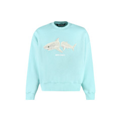 Embroidered cotton sweatshirt