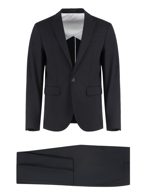 Virgin wool two-piece suit