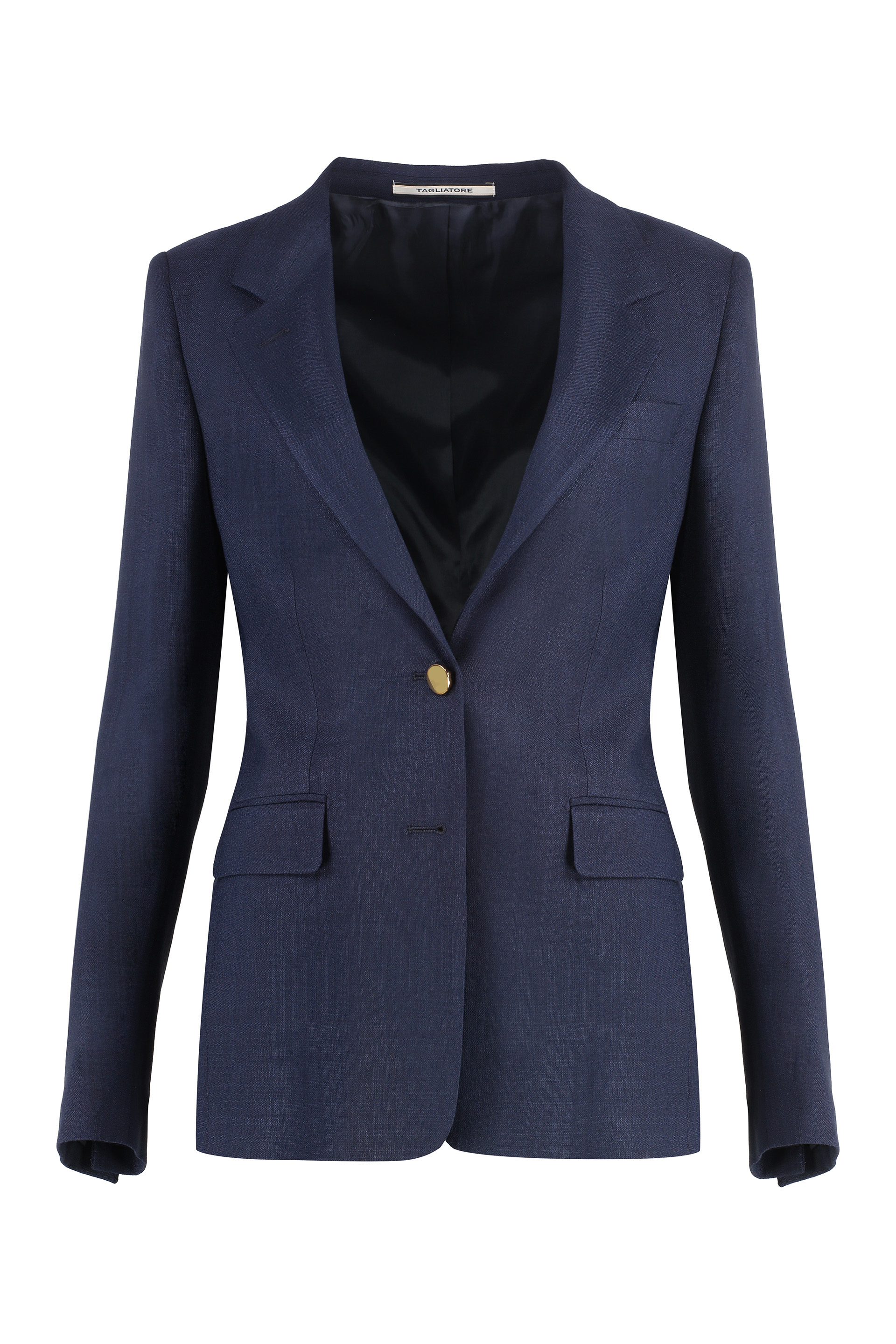 Single-breasted one button jacket
