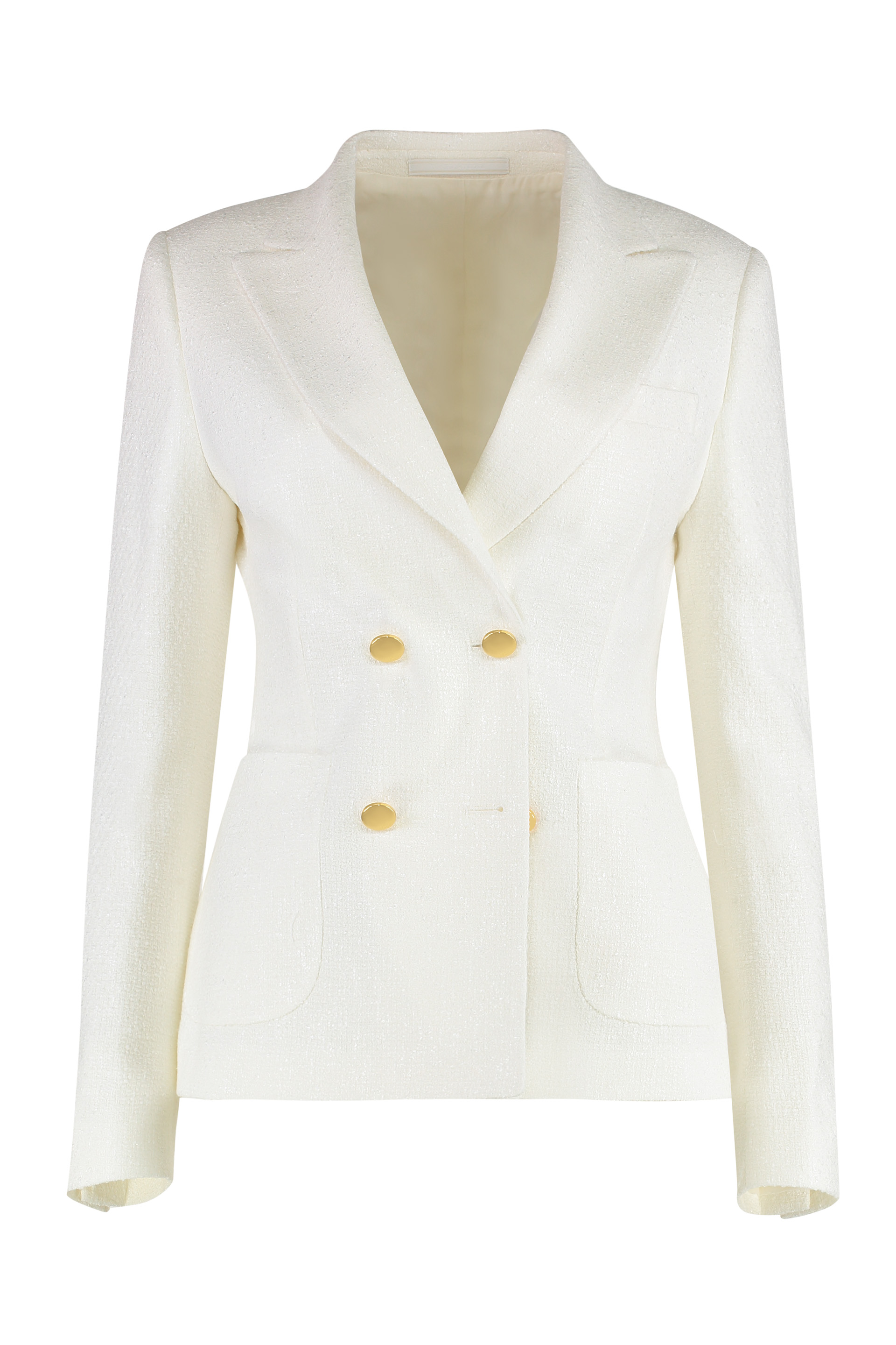 J-Coral boucle jersey single-breasted jacket