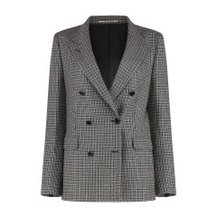Double-breasted wool jacket