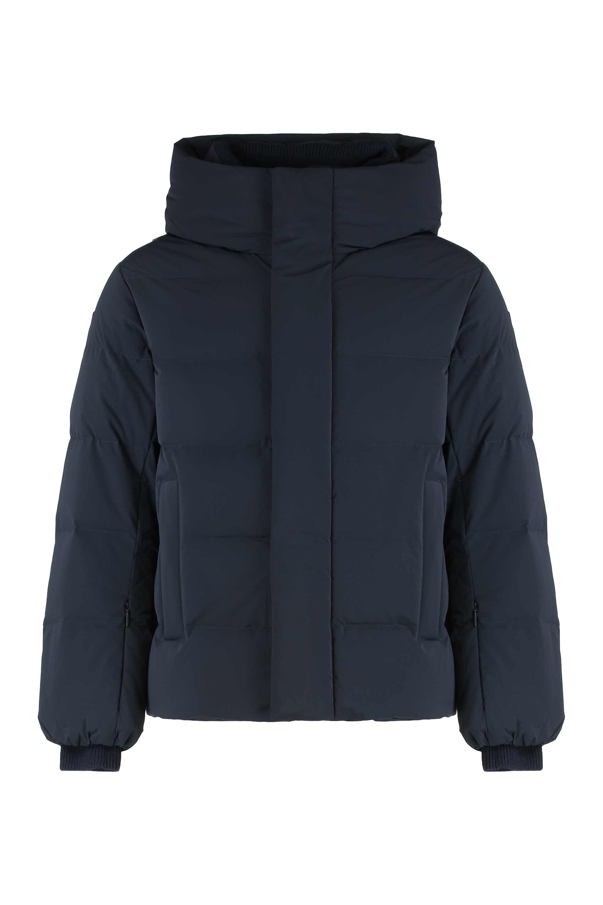 Atila Hooded short down jacket